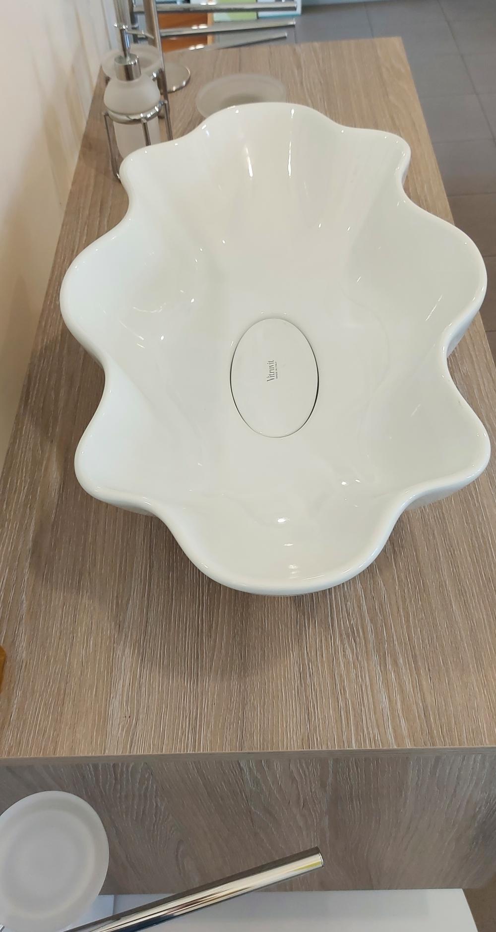 ARREDO BAGNO SMART 121 LEGNO NOBILITATO K005 LAVABO APPOGGIO E SPECCHIO