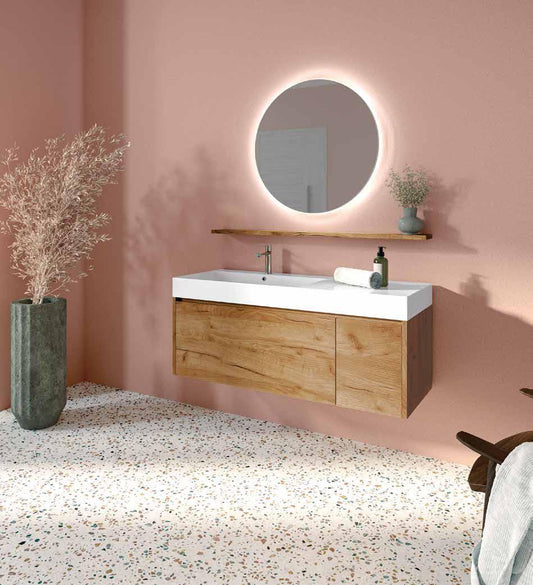 ARREDO BAGNO SWING121SX CM 121 FINITURA LEGNO K003 LEGNO K005 K001 K009