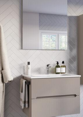 ARREDO BAGNO MOBILE VERSO 09 cm 60 FINITURA CRETA