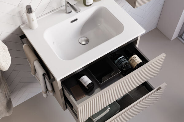 ARREDO BAGNO MOBILE VERSO 09 cm 60 FINITURA CRETA