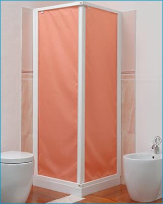 BOX DOCCIA RETTANGOLARE 70X90 DOPPIA PORTA ALLUMINIO BIANCO LAVABILE APERTURA TOTALE