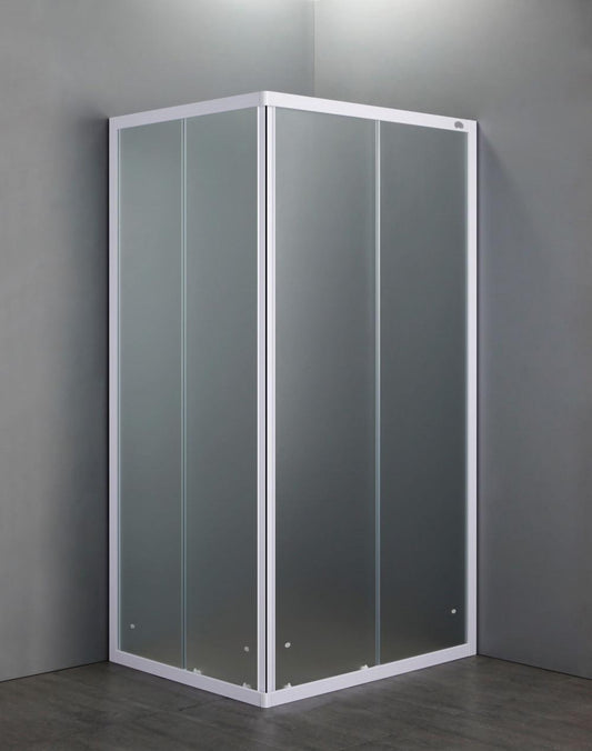 BOX DOCCIA RETTANGOLARE NEVADA 70X90 BIANCO CRISTALLO OPACO SP.4MM