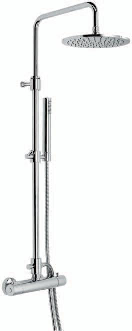 COLONNA DOCCIA 4530584 PIPER EMMEVI C/RUBINETTO TERMOSTATICO E SOFFIONE PIOGGIA MADE IN ITALY