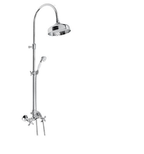 COLONNA DOCCIA DECO CLASSIC EMMEVI CON GRUPPO DOCCIA SOFFIONE PIOGGIA MADE IN ITALY