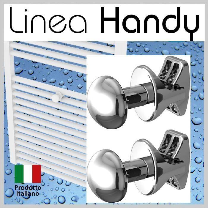 COPPIA APPENDINI GANCIO PORTA ACCAPPATOIO UNIVERSAL RADIATORI SCALDASAVIETTE TERMOARREDO HANDY GRIP CROMO