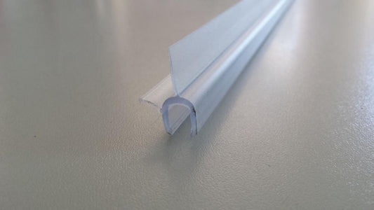 GUARNIZIONE TRASPARENTE SOTTO PORTA ANTE CURVE/DRITTE BOX DOCCIA CRISTALLO SP6MM
