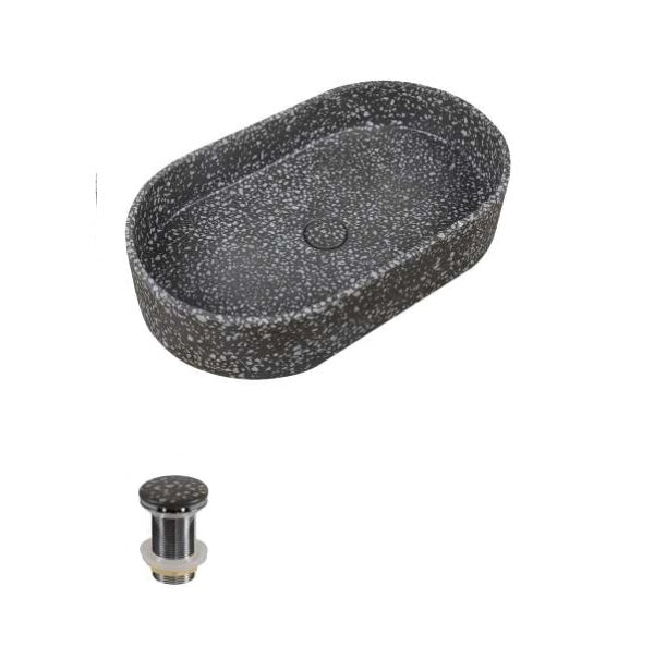 LAVABO DA APPOGGIO CM.60X35X12 LINUS VOLCANO
