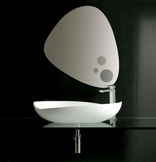 LAVABO DA APPOGGIO CM.73X43X16 POISON CERAMICA BIANCO