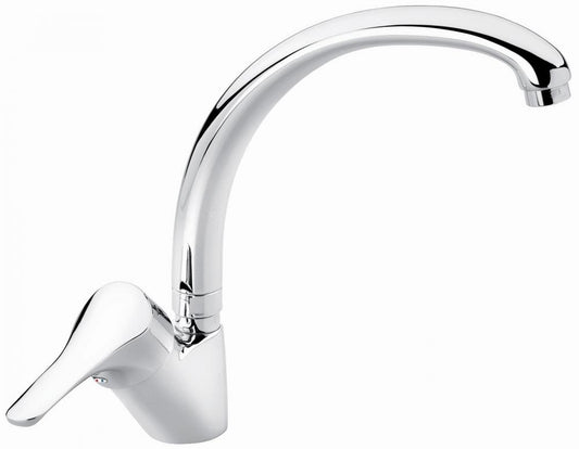 MISCELATORE LAVELLO CUCINA CANNA ALTA ZEUS MADE IN ITALY