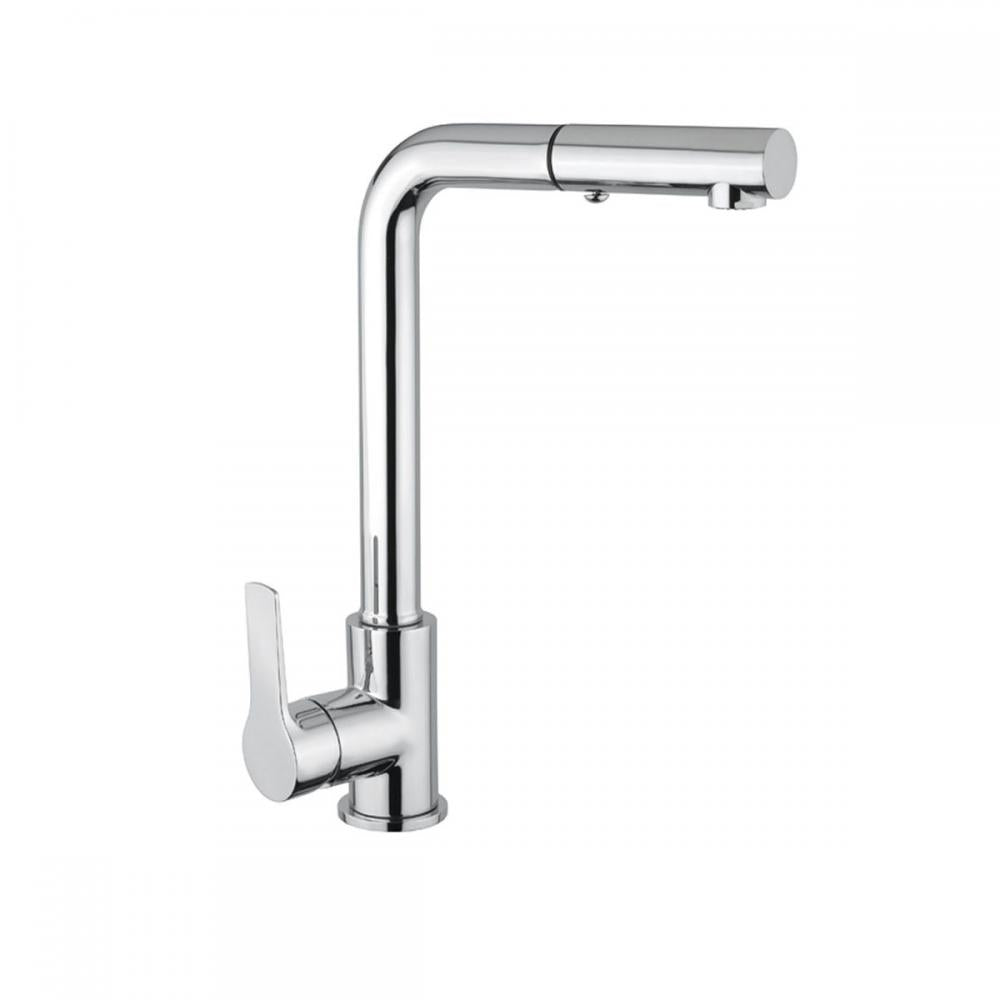 MISCELATORE LAVELLO K125L DOCCETTA IN OTTONE ESTRAIBILE 2 GETTI MADE IN ITALY