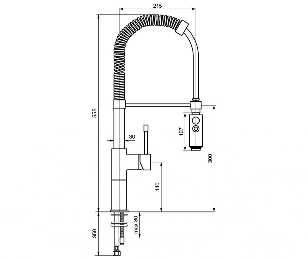 MISCELATORE LAVELLO MOLLETTONE EDEN 71110 CROMATO MADE IN ITALY