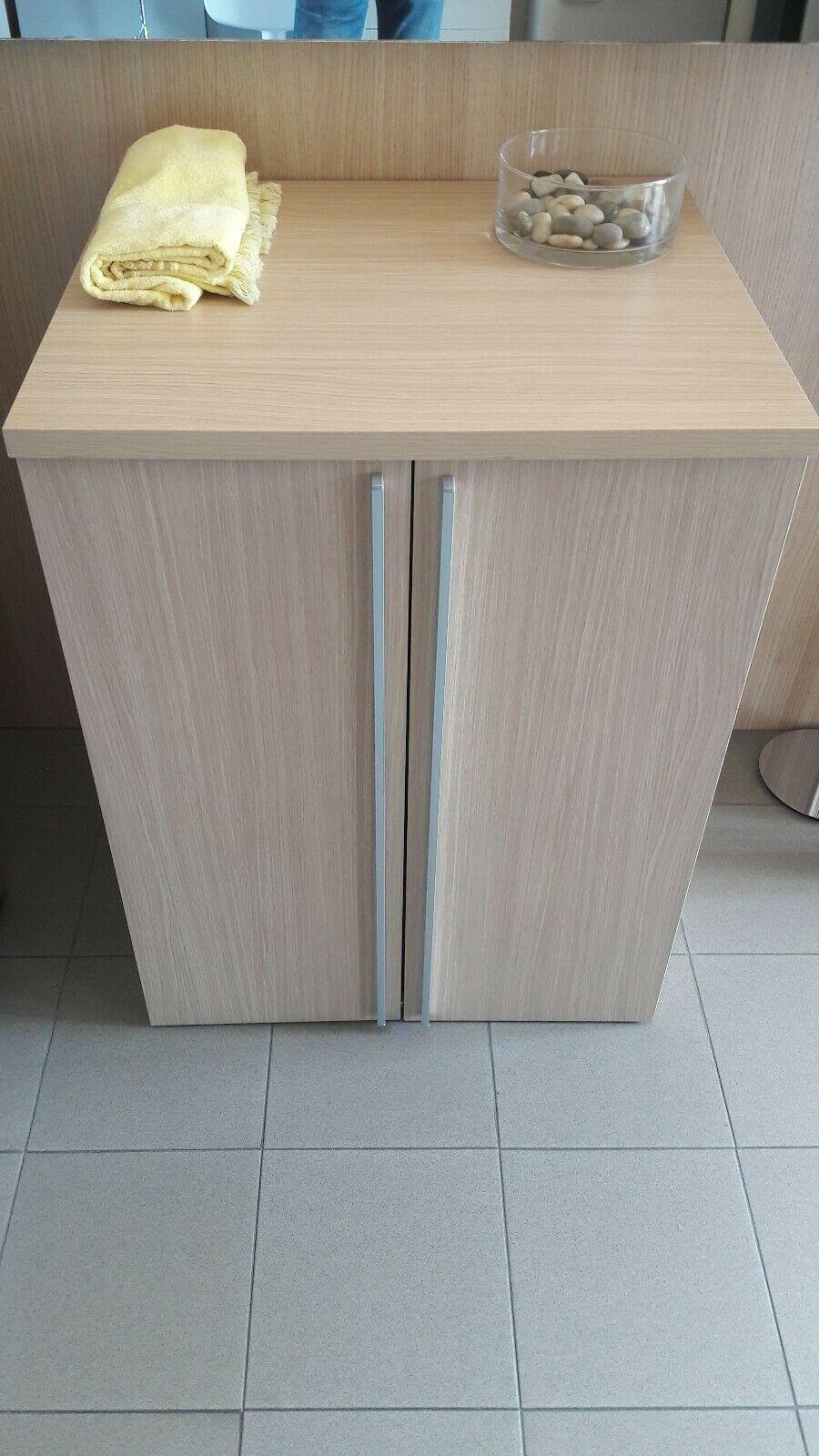 MOBILE COPRILAVATRICE SINGOLO 69X61 H.91 BOTERO ROVERE CHIARO 2 ANTE