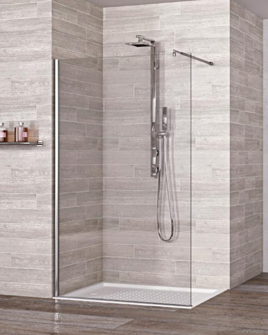 PARATIA DOCCIA WALK IN FARA 80X200 CROMO CRISTALLO SP 8MM