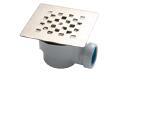 PIATTO DOCCIA FLAT MARMO RESINA 80X100 RETTANGOLARE H.2,5 CON PILETTA