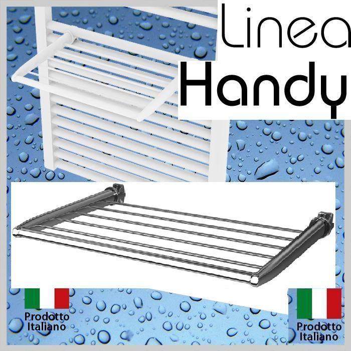 PORTASCIUGAMANO UNIVERSALE RADIATORI SCALDASAVIETTE TERMOARREDO HANDY UP CROMO