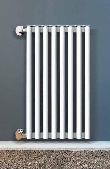 RADIATORE D'ARREDO BAMBOOO ALLUMINIO BIANCO SABLE DA 6 ELEMENTI INT.60