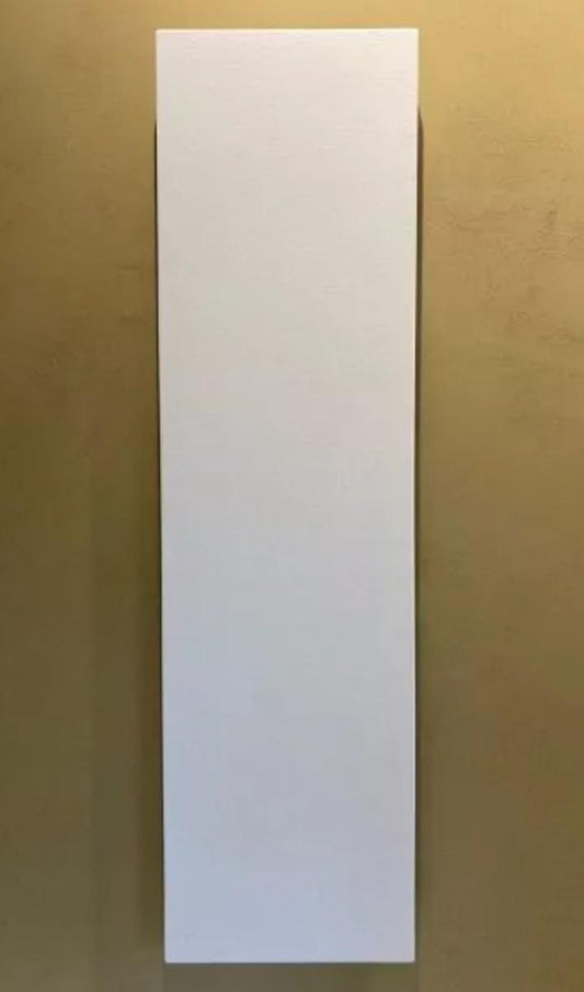 RADIATORE D'ARREDO PERFETTO 180X55 IN MARMO BIANCO CON KIT VALVOLA TESTA TERMOSTATICA