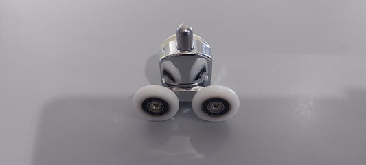 RICAMBIO CARRELLO INFERIORE RUOTE CUSCINETTI BOX ANTE SGANCIABILI DOCCIA TONDO R550 DADO PER VETRO 6MM