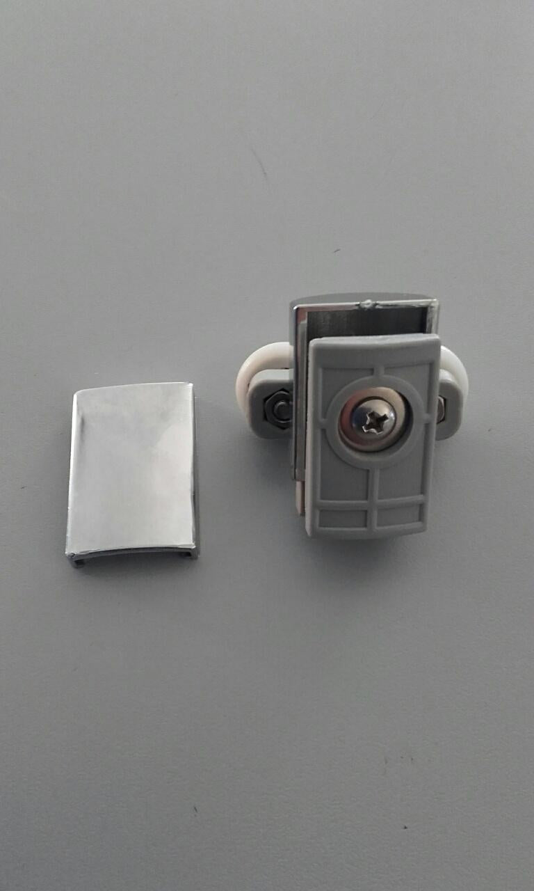 RICAMBIO CARRELLO INFERIORE RUOTE CUSCINETTI BOX DOCCIA ANTE SGANCIABILI DINO PER VETRO 4MM
