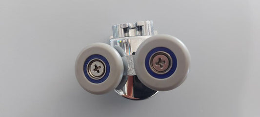 RICAMBIO CARRELLO INFERIORE RUOTE CUSCINETTI BOX DOCCIA ANTE SGANCIABILI K2 COLACRIL PER VETRO 6MM