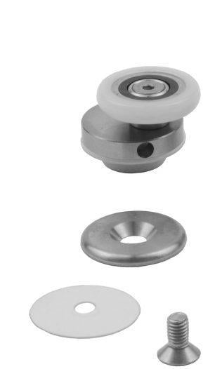 RICAMBIO CARRELLO RUOTA CUSCINETTI SUPERIORE PER BOX DOCCIA TDA SERIE DADO MAXI