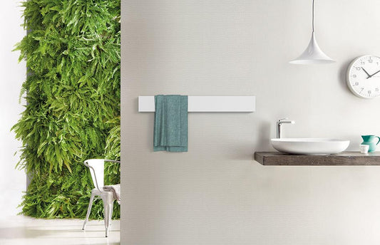 SCALDASALVIETTE ELETTRICO TOWEL BAR 60 ALLUMINIO BIANCO SABLE