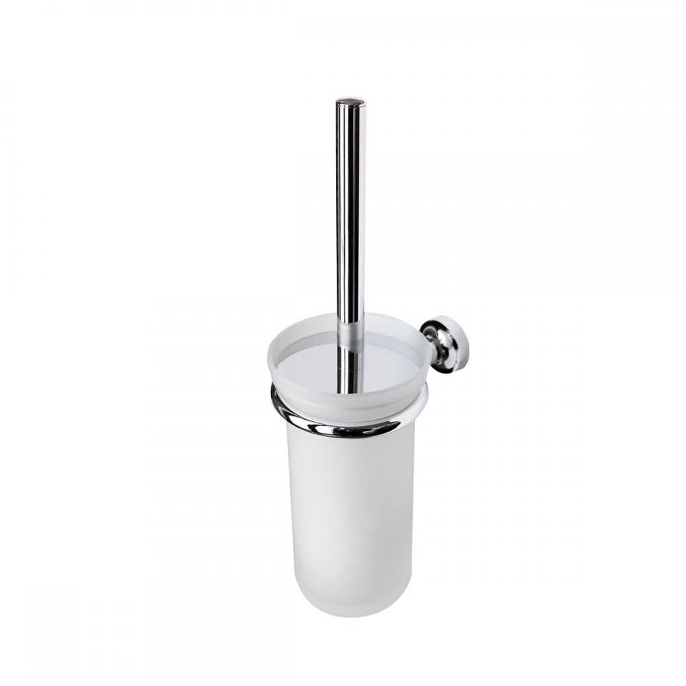 Set di 6 Pezzi di Accessori per Bagno in Sintesi Cromo - Made in Italy