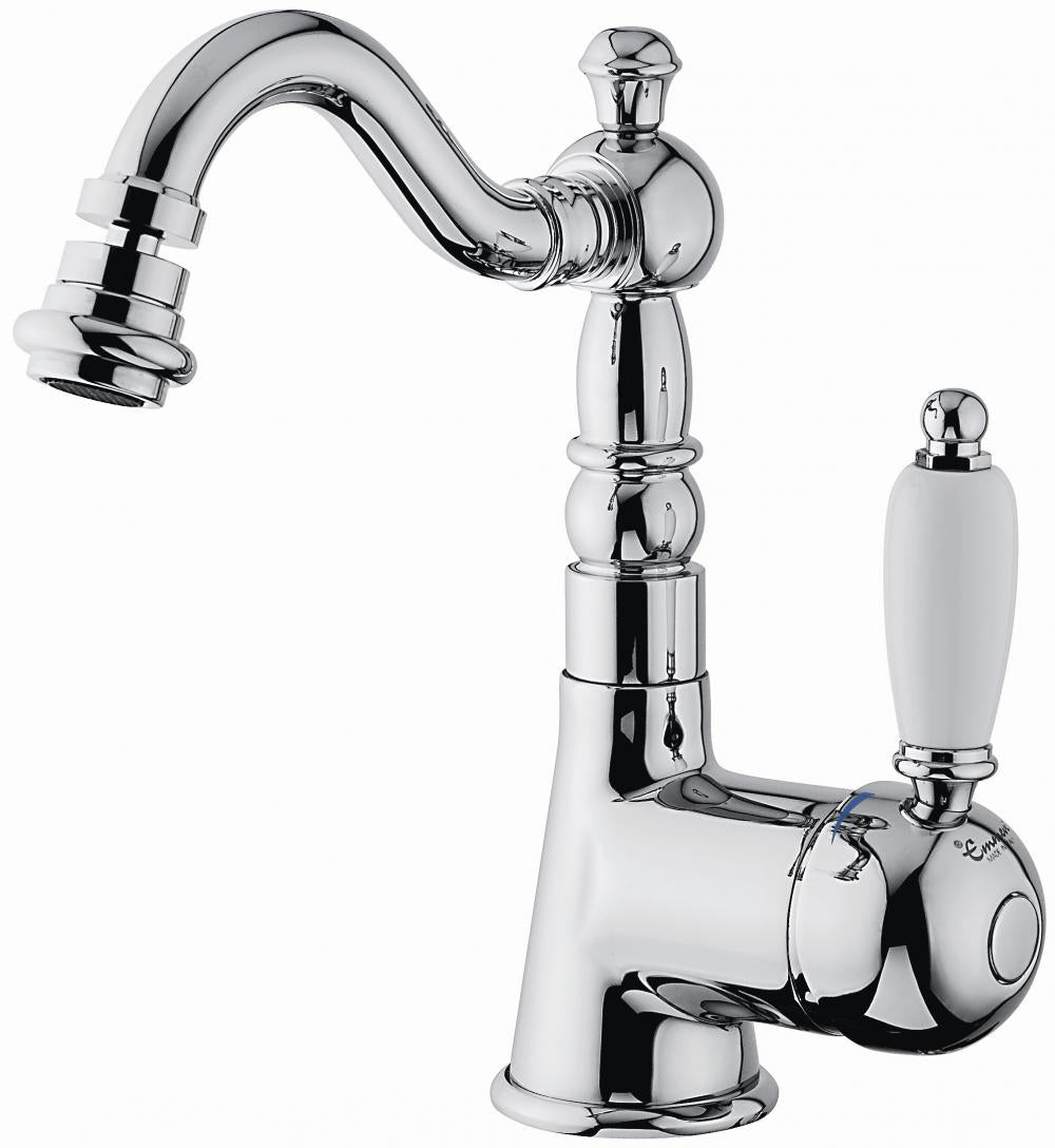 SET COMPLETO MISCELATORI LAVABO E BIDET LAGUNA OLD CROMATO MADE IN ITALY