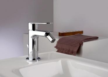 SET COMPLETO MISCELATORI MIA CROMO LAVABO E BIDET MADE IN ITALY