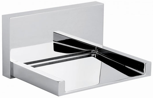 SOFFIONE A CASCATA LARGHEZZA MM.125 IN OTTONE CROMATO MADE IN ITALY