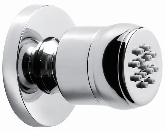 SOFFIONE DOCCIA LATERALE TONDO DIAM. MM 35 ORIENTABILE ANTICALCARE C06644 MADE IN ITALY
