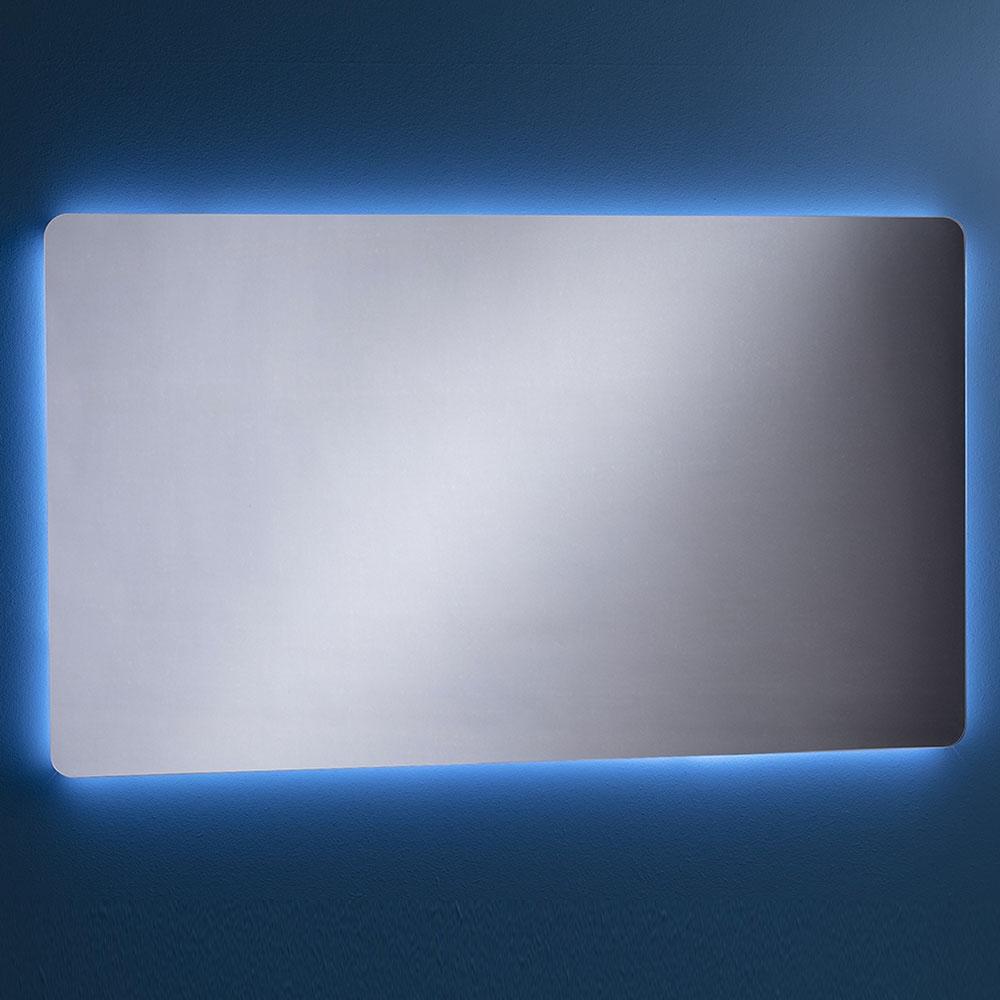 SPECCHIO TRENTO CON ILLUMINAZIONE A LED PERIMETRALE CM.100 X H.70 MADE ITALY