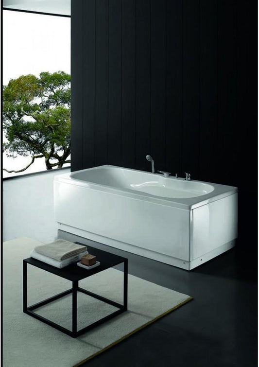VASCA ALFA 170X80 TELAIO 2 PANNELLI IDROMASSAGGIO WHIRLPOOL 6 JET E RUBINETTERIA)