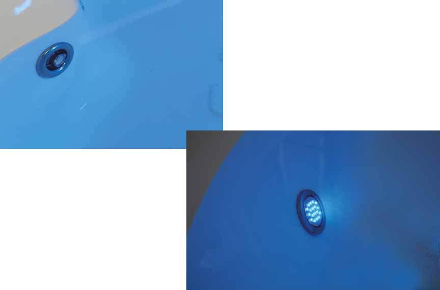 VASCA ANGOLO 135X135 FANTASY IDROMASSAGGIO WHIRLPOOL AIRPOOL CROMOTERAPIA E RUBINETTERIA BORDO VASCA