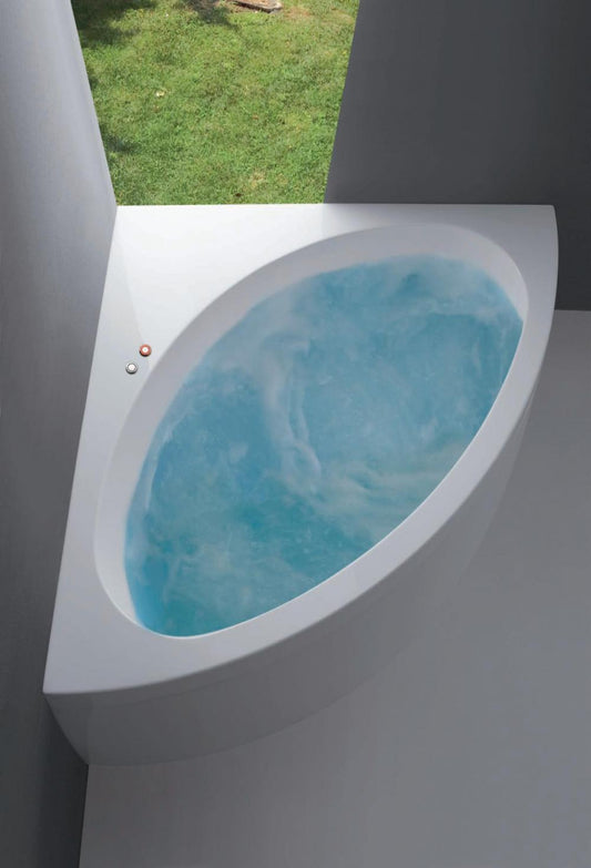 VASCA ANGOLO 140X140 SHARM CON TELAIO E PANNELLO NON IDROMASSAGGIO
