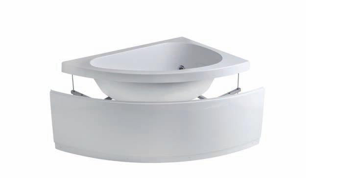 VASCA ANGOLO 150X100 SHARM TELAIO PANNELLO IDROMASSAGGIO WHIRLPOOL CROMOTERAPIA